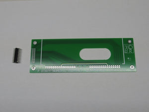 Bare board for attaching 7 digit numeric glass