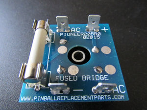 Fused Bridge Module Replaces Troublesome Williams Pinball Rectifier in Backbox